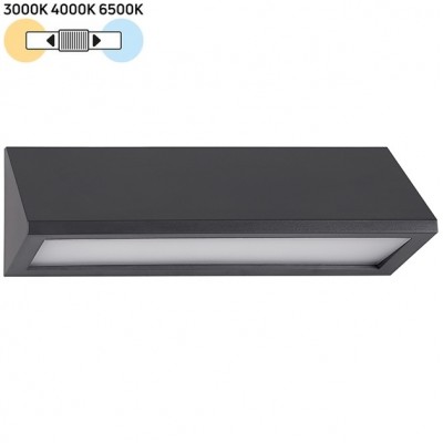 Φωτιστικό Επίτοιχο LED 8W 230V 650lm CCT Polycarbonate Γραφίτη IP65 9-9818 Φωτιστικό Επίτοιχο LED 8W 230V 650lm CCT Polycarbonate Γραφίτη IP65 9-9818